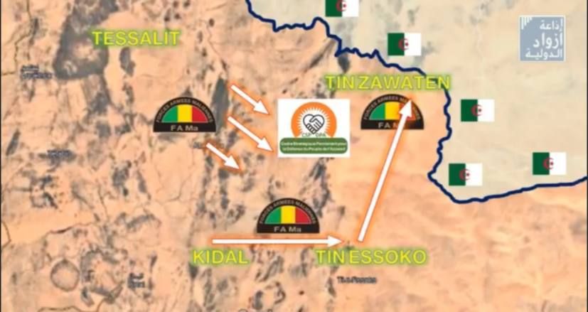 Russo-Malian Convoy Faces Difficulties en Route to Tinzaouaten