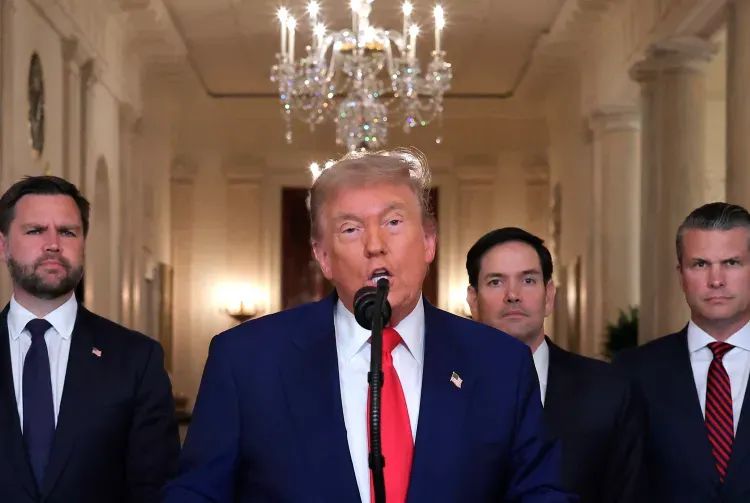 Trump Threatens More Strikes Against Iran If Nuclear Program Is Rebuilt