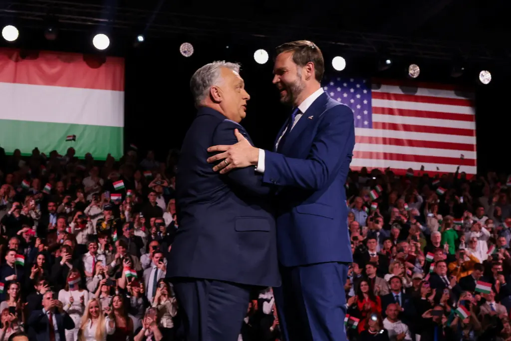 Vance Campaigns With Orban Ahead Of Hungary Election