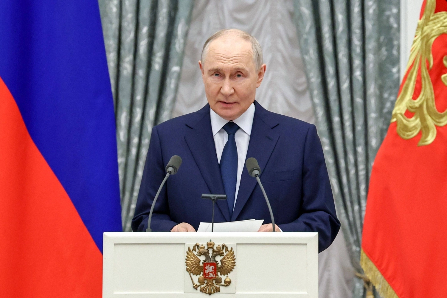 Putin's Party Heads for Record Duma Majority as Drones Hit Moscow on Voting Day