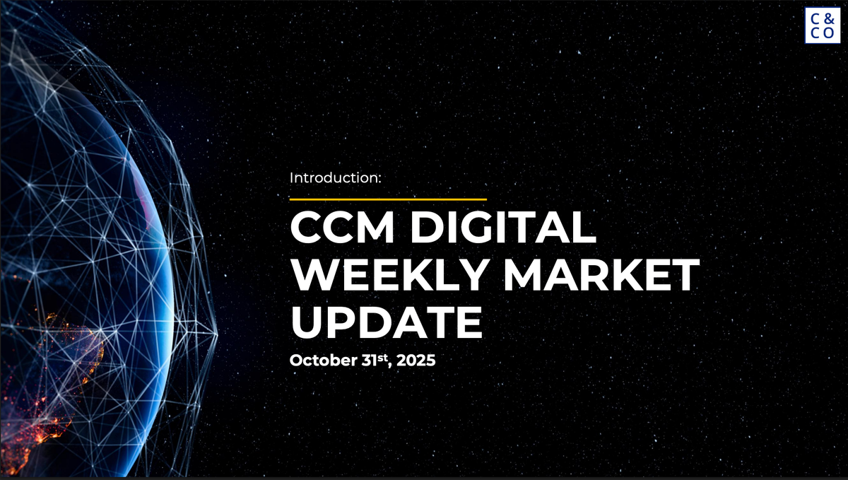 CCM Blockchain Newsletter (November 4, 2025)