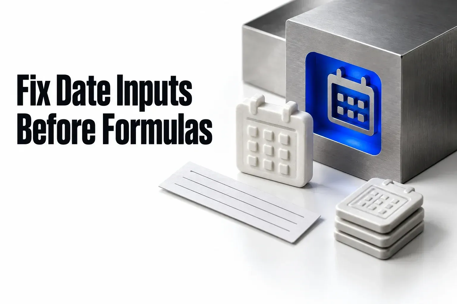 A date operation is checked against a single date, text, and a list input