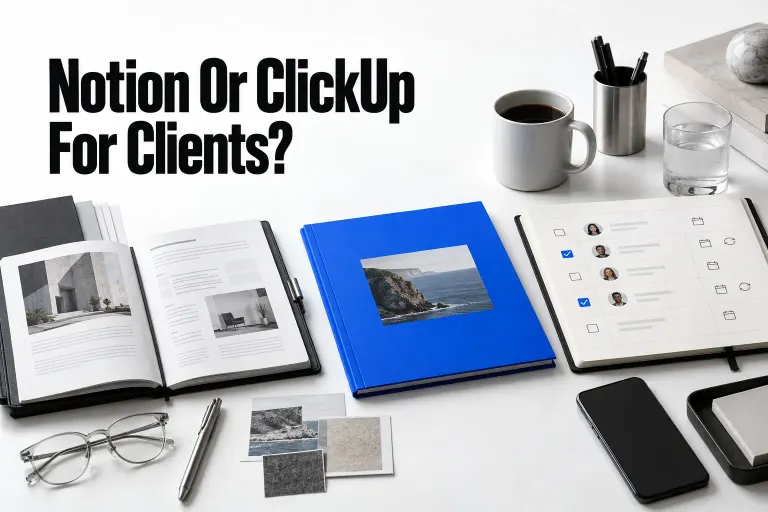 A client deliverable is compared through a brief-centered workflow and an assigned-task workflow