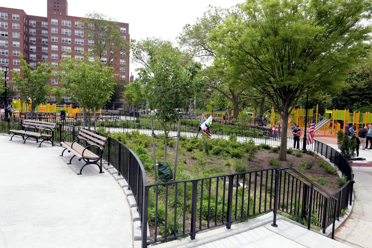 Ribbon Cut To Celebrate Bensonhurst Park Playground's Renovation