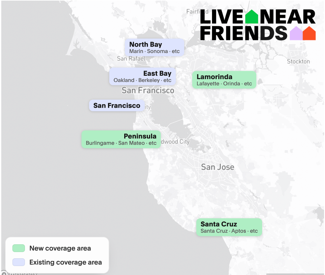 Now serving: Peninsula, Lamorinda, Santa Cruz