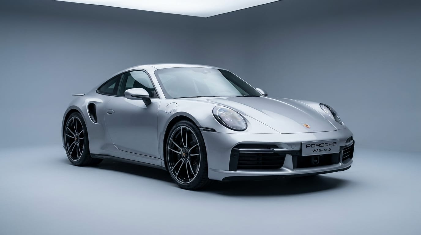 Porsche 911 Turbo S — Front three-quarter (45°)