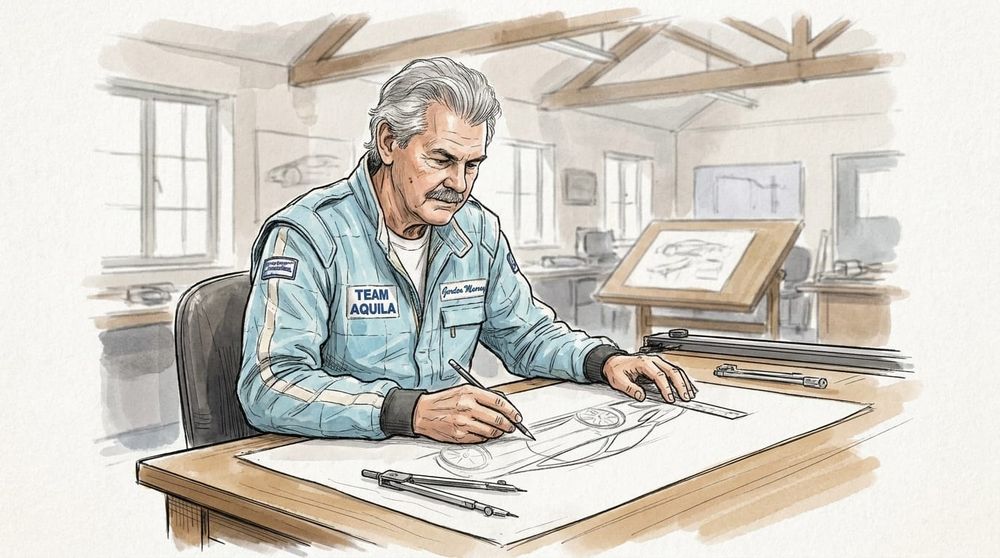 Gordon Murray sketched his way through cancer treatment