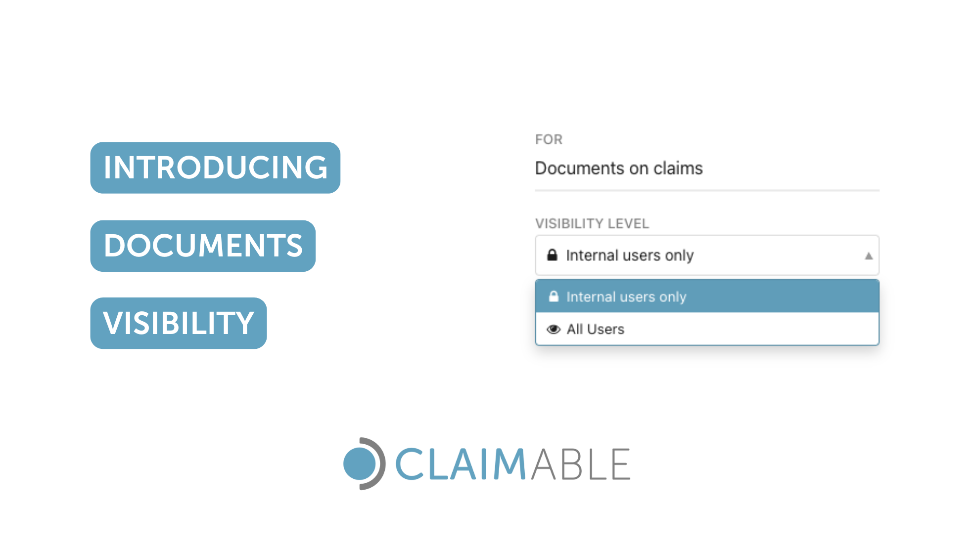 Claims Data Access Control - Introducing Documents Visibility