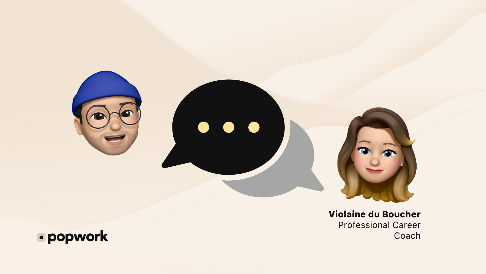 Johann Molinari interviewing Violaine du Boucher