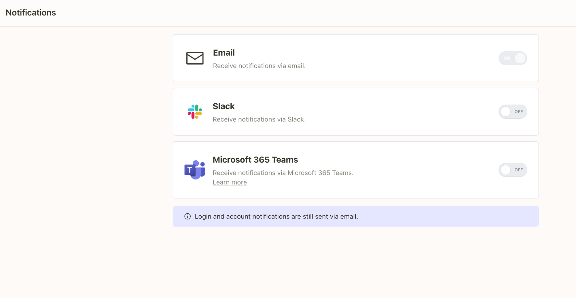 Popwork notifications on email, Slack or Microsoft Teams - illustration