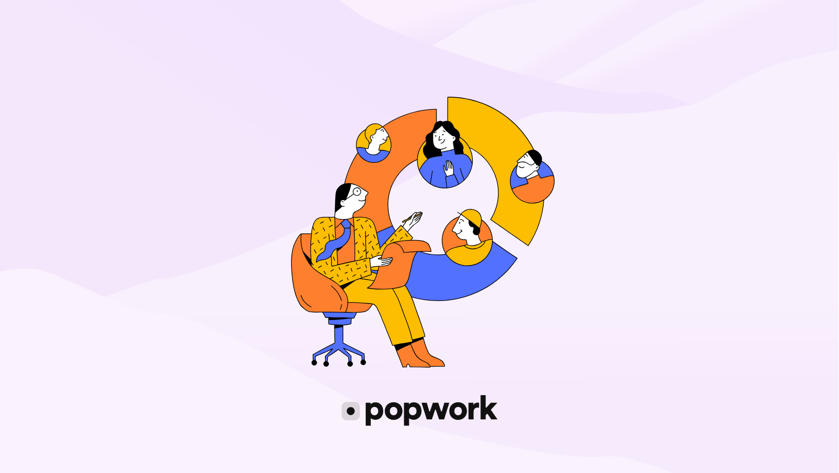 2025 Gallup work report - Popwork illustration