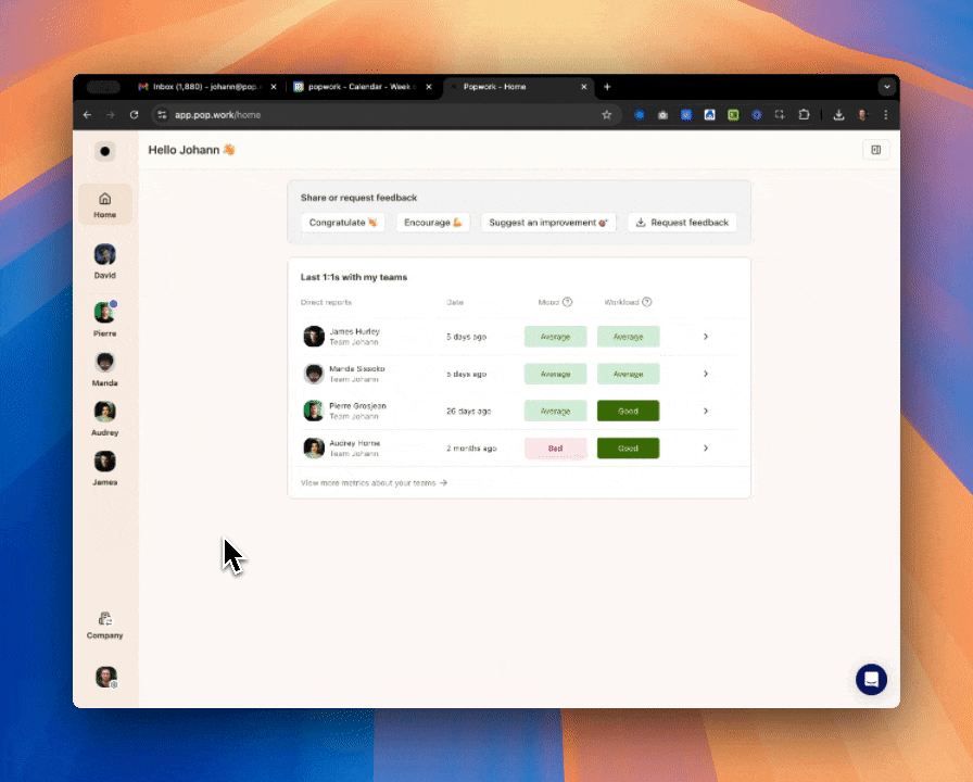 Popwork new menu gif illustration