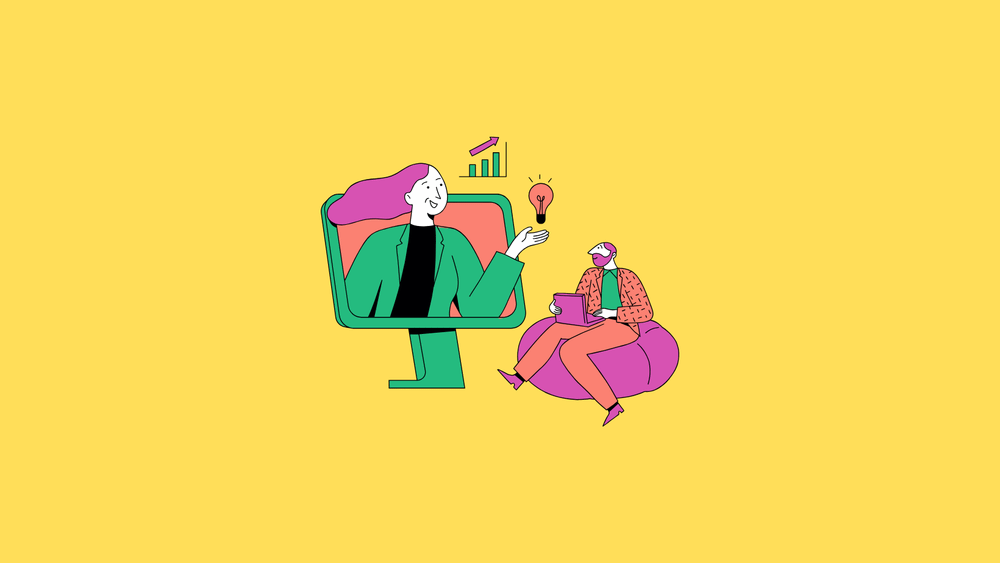Popwork Honest Performance Feedback in an Annual Review | Illustration