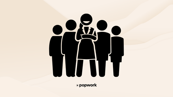 Woman manager and her team - Popwork