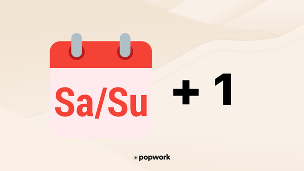 4 days week - Popwork