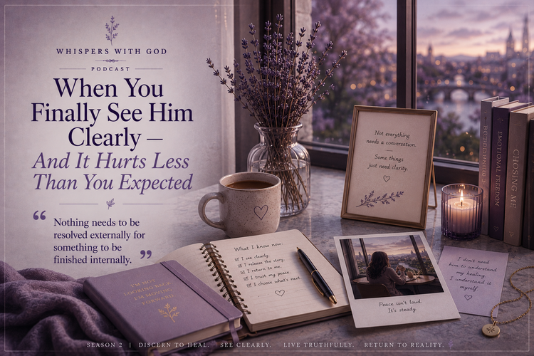 When You Finally See Him Clearly — And It Hurts Less Than You Expected