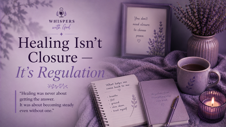 Healing Isn’t Closure — It’s Regulation