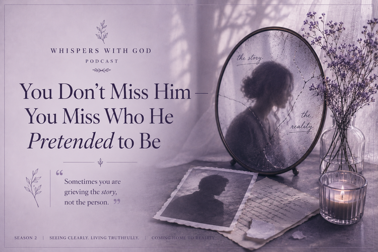 You Don’t Miss Him — You Miss Who He Pretended to Be