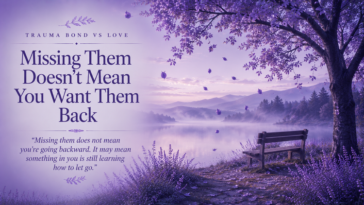 Missing Them Doesn't Mean You Want Them Back