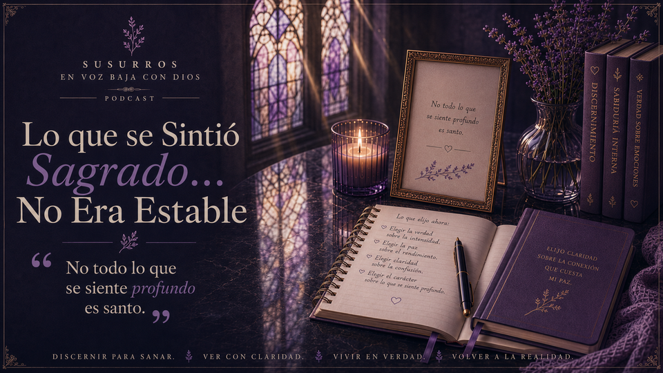 Lo Que Se Sintió Sagrado… No Era Estable
