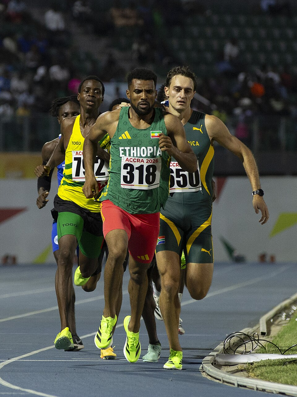 African Senior Athletics Championship in Accra, Ghana. By Amuzujoe - Own work, CC BY-SA 4.0, https://commons.wikimedia.org/w/index.php?curid=192438147