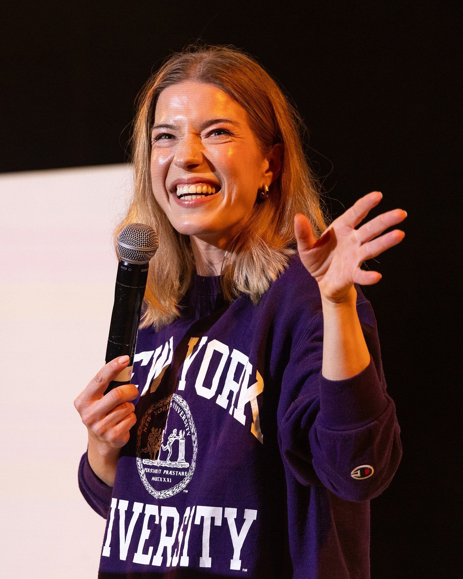 Russian-British stand-up comedian, writer, and actress Olga Koch at the Edinburgh Fringe Festival in 2026.