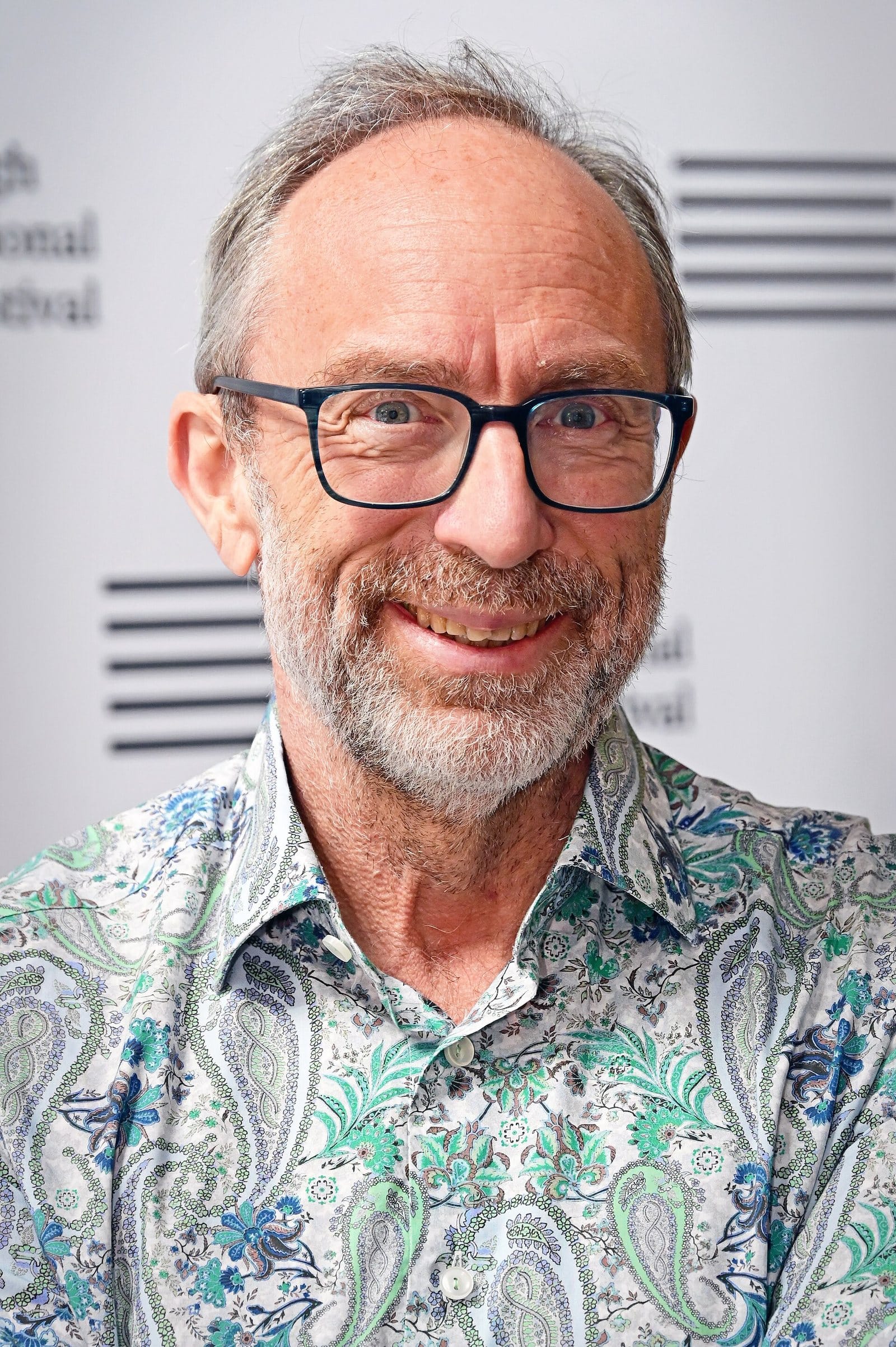Jimmy Wales at the 2026 Edinburgh International Book Festival.