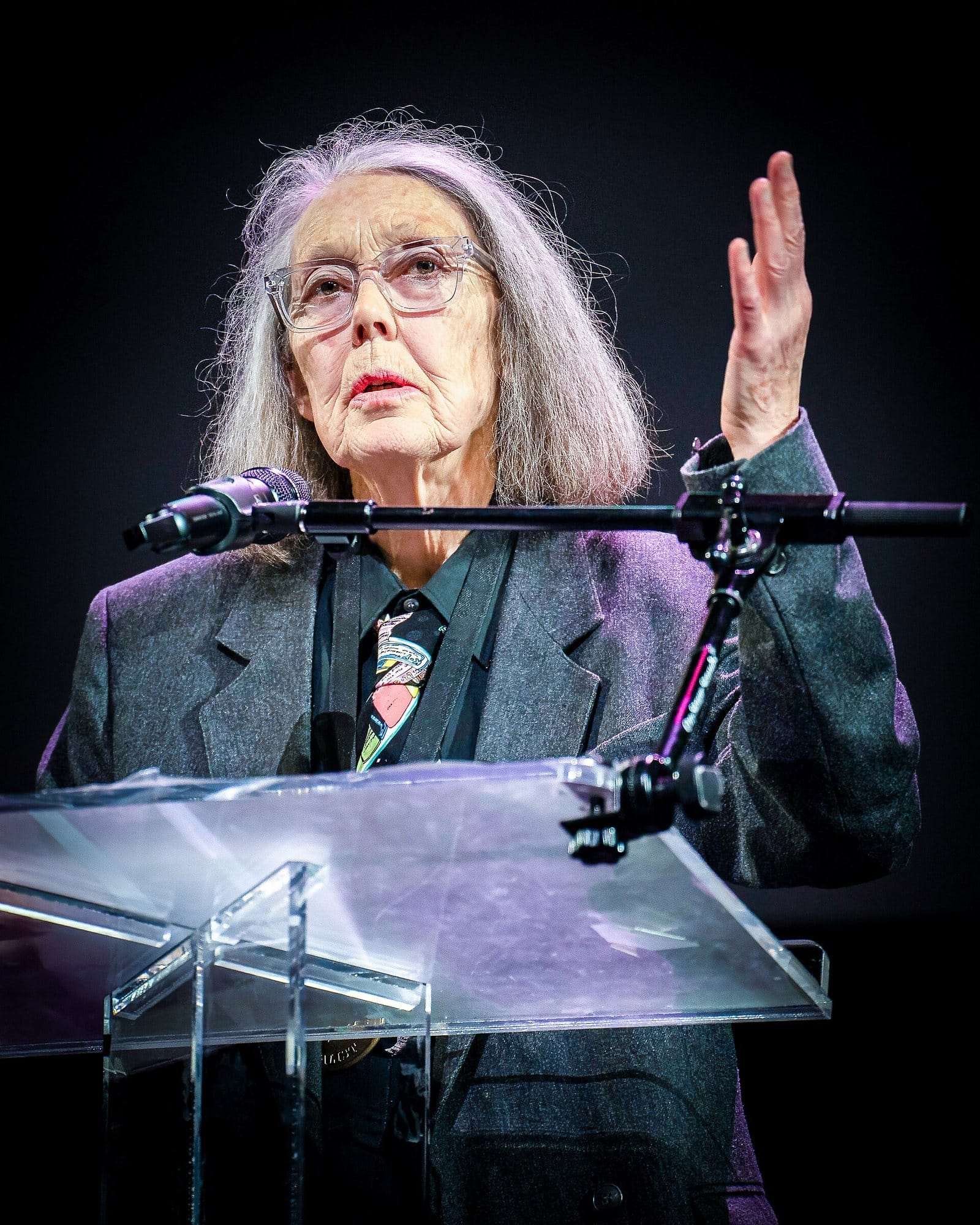 Anne Carson at the 2024 National Book Awards.