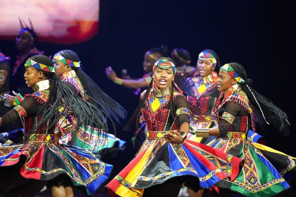 Ndlovu Youth Choir performing at the 2026 Edinburgh Festival Fringe