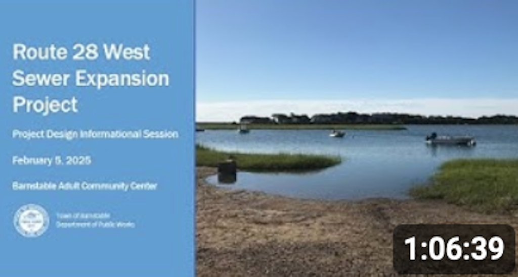Rt 28 West Sewer Expansion  Info Session