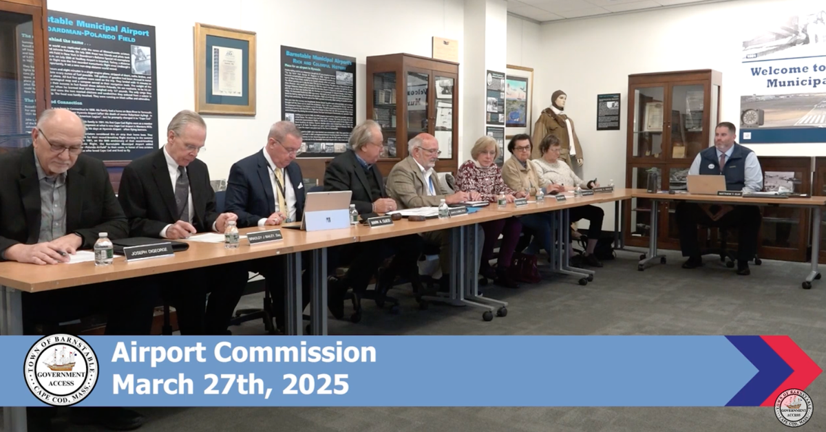 Airport Commission | March 27, 2025  (new Manager resigns, new Strategic Plan now publicly available)