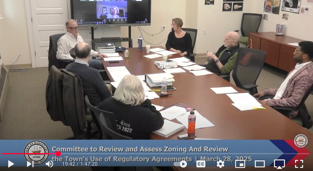 Ad Hoc Committee to Review and Assess Zoning and the Town's Use of Regulatory Agreements | March 28,2025
