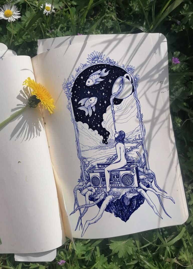 🌕🎭🌿 AstroDoodle for Tuesday, April 23rd