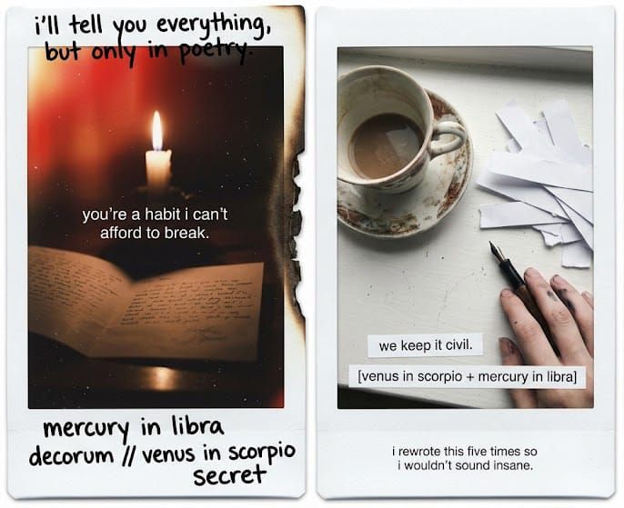 Scorpio Venus & Libra Mercury Week