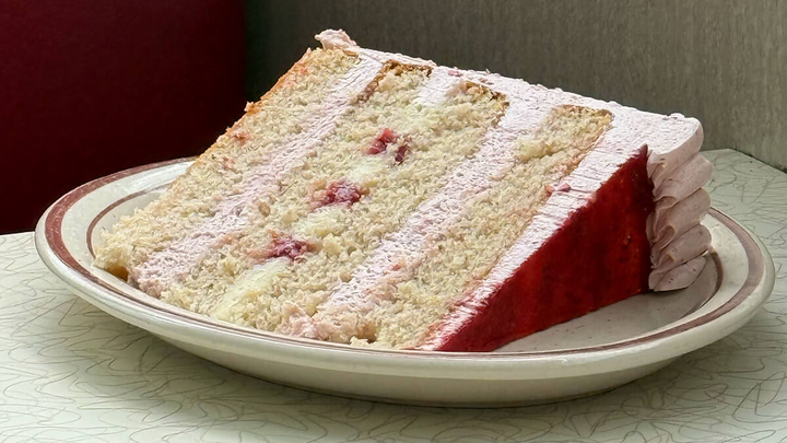 Beautiful Strawberry Cream Cake