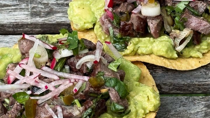 Impatient Steak Tostadas