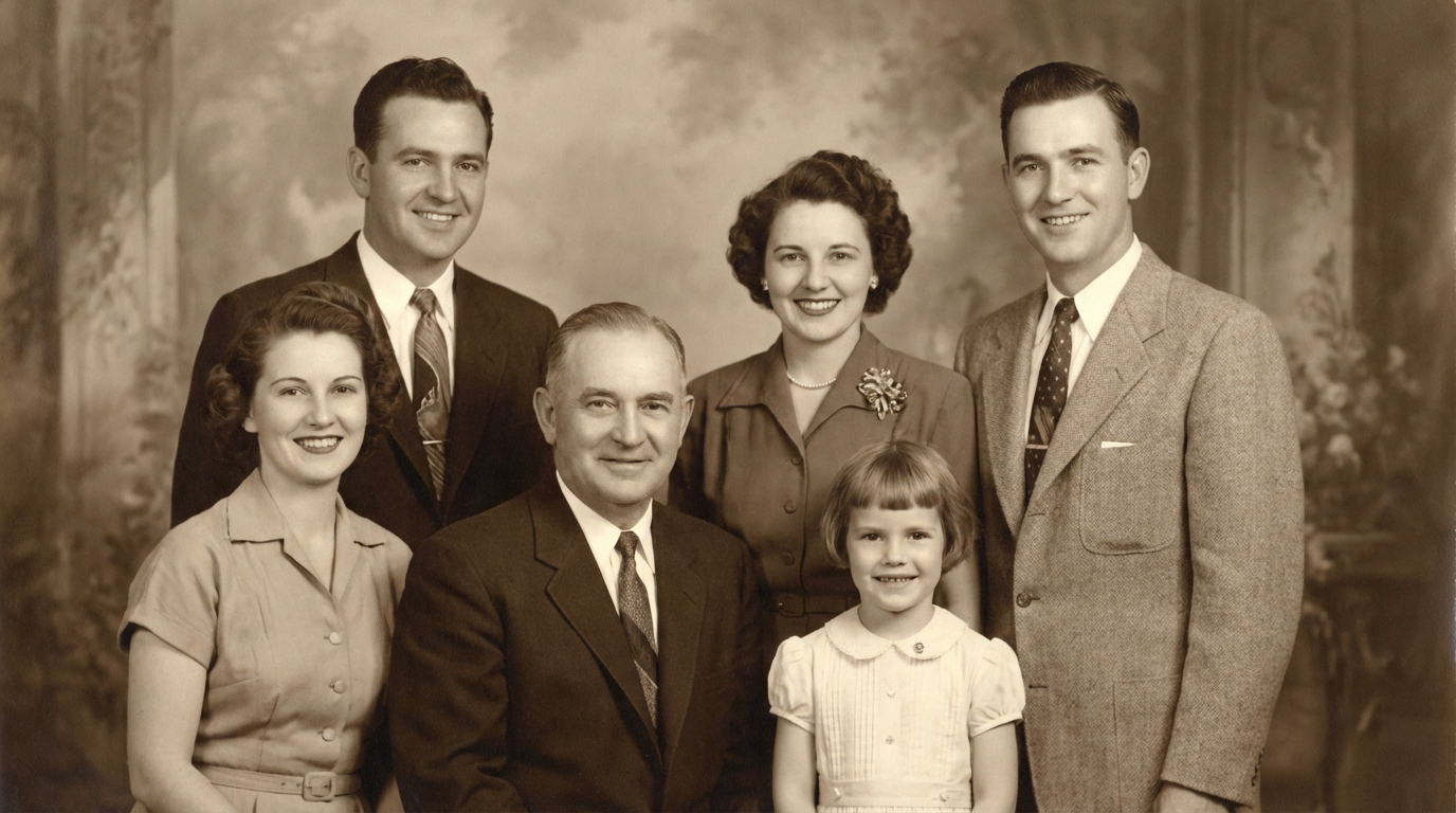 Restored Family photo