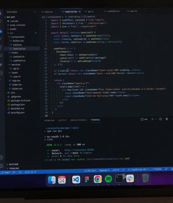 Average engineer's screen.
