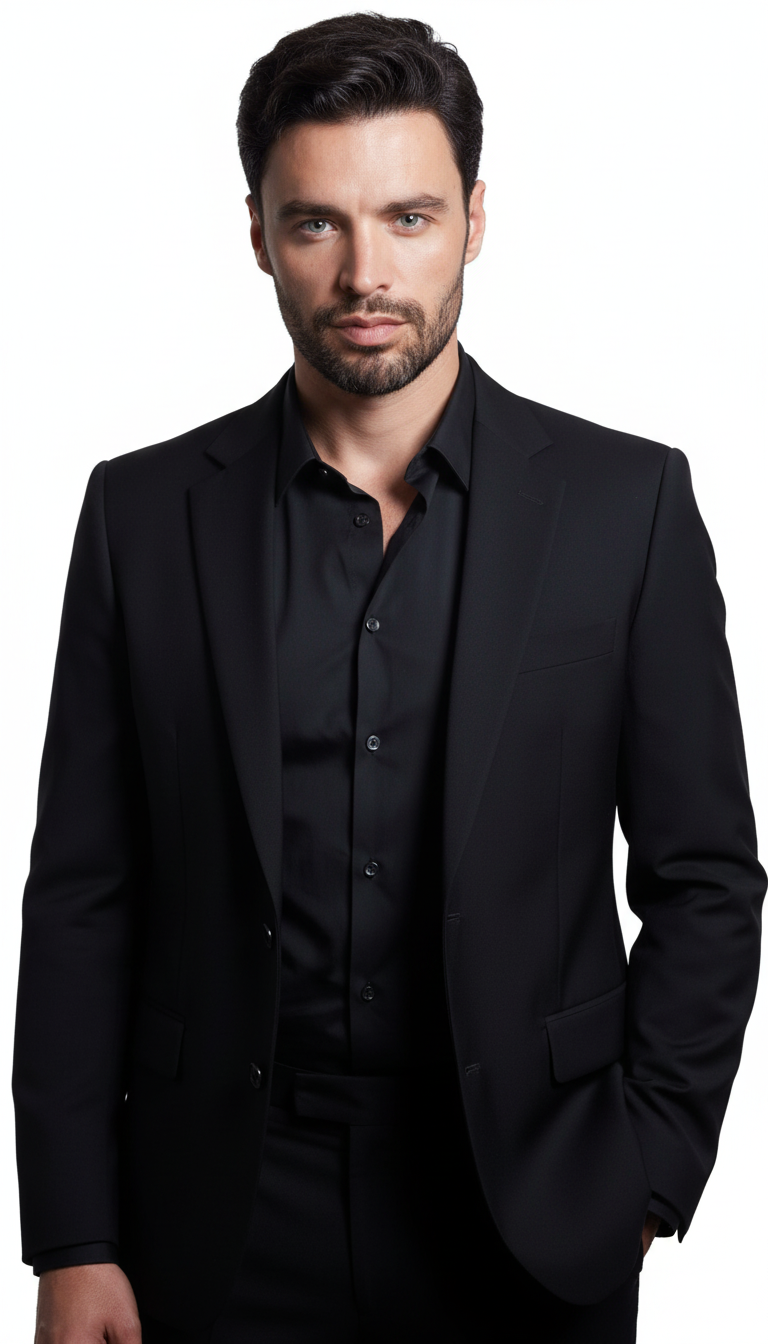 The man from the reference image.