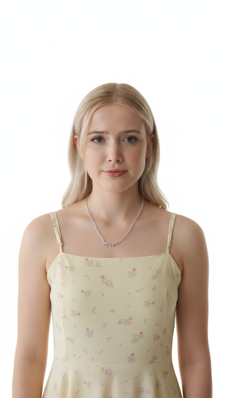 The woman from the reference image.