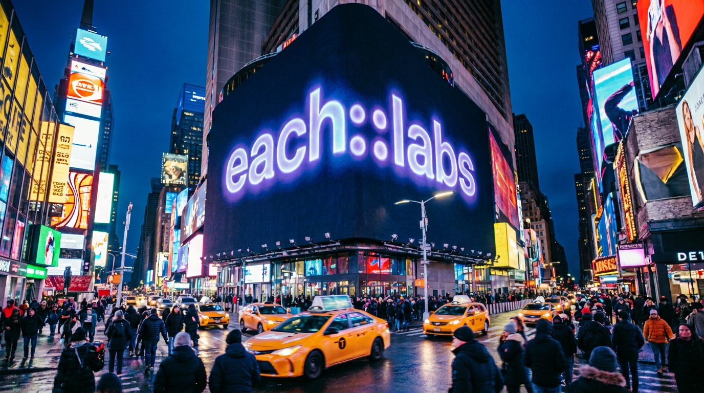  The Eachlabs logo as if it were displayed in the New York Times.