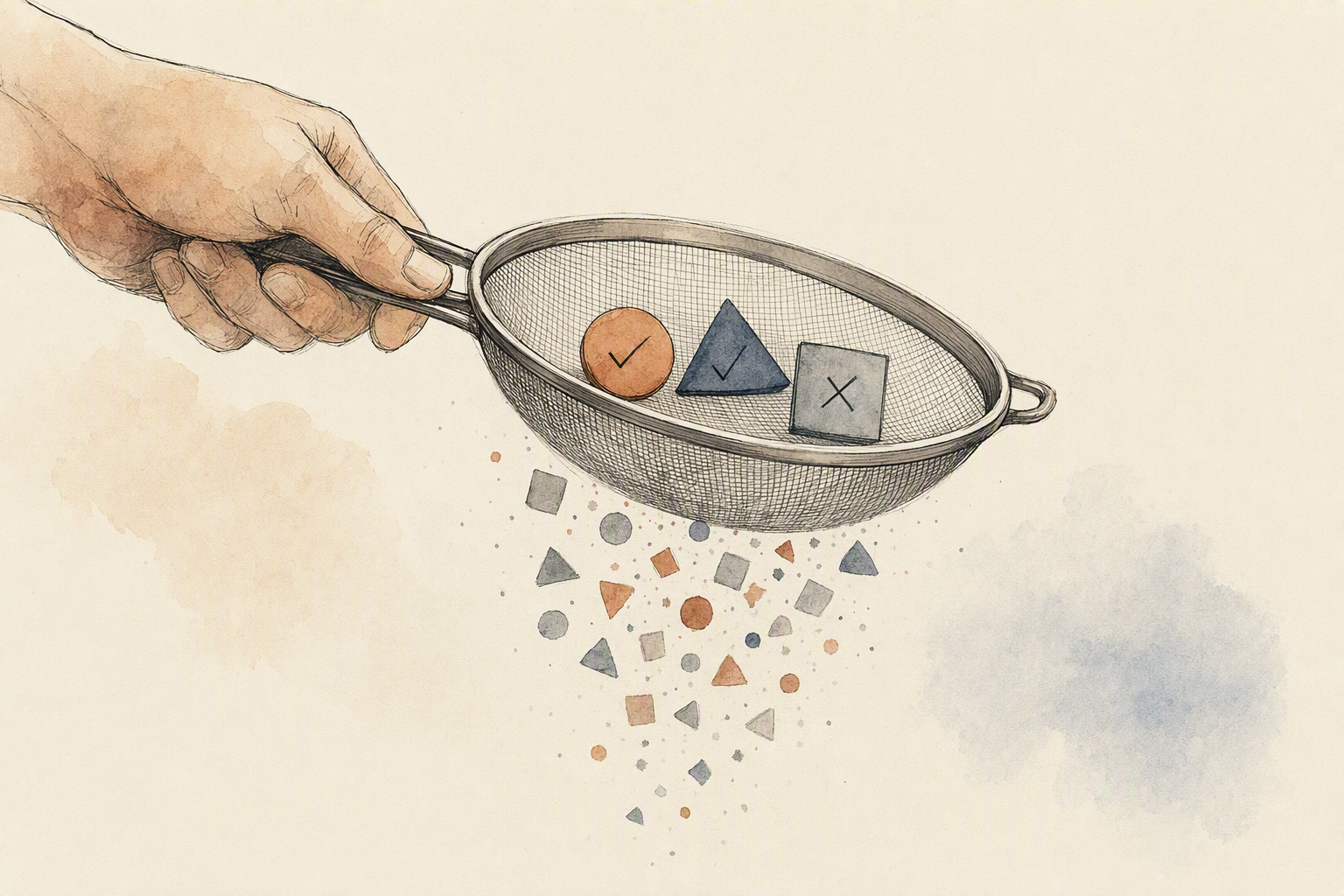 Moderation is a filter with its own controls, not a setting on something else.