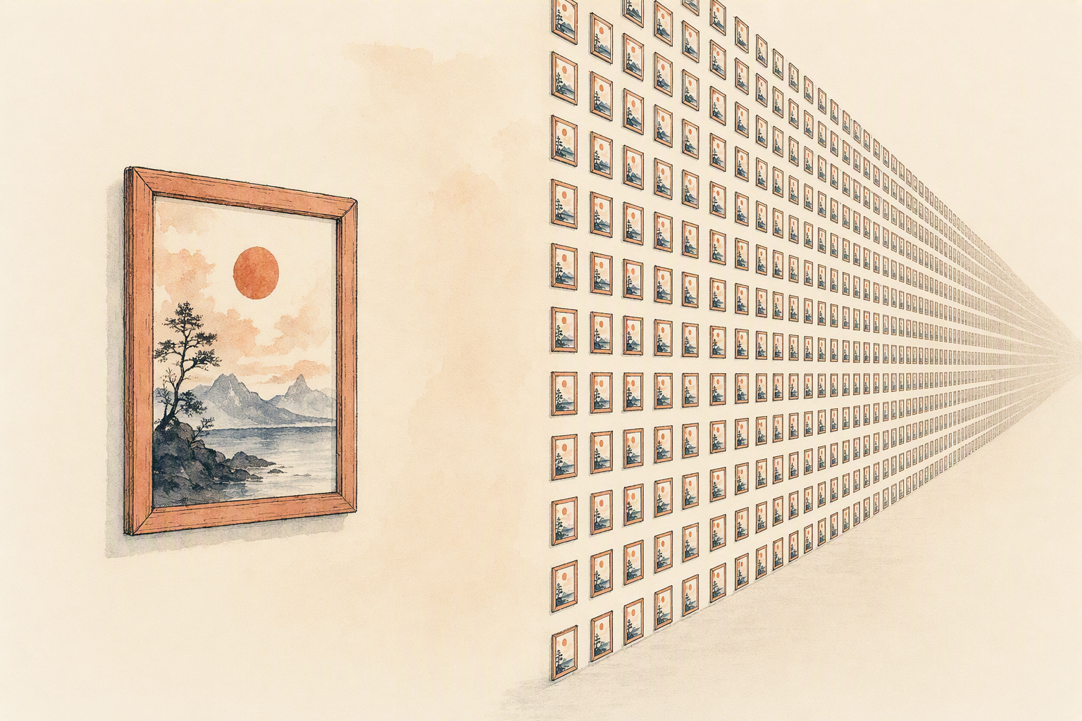 The first image is a demo. The millionth is an architecture.