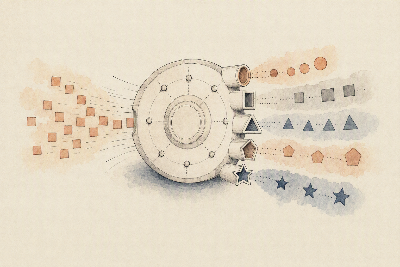 The router's job: send each request to the shape that fits it.