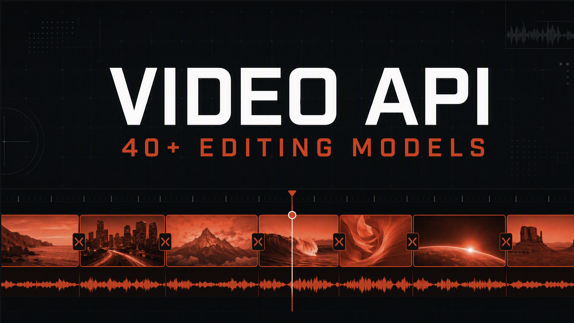Video API: 40+ Video Editing Models