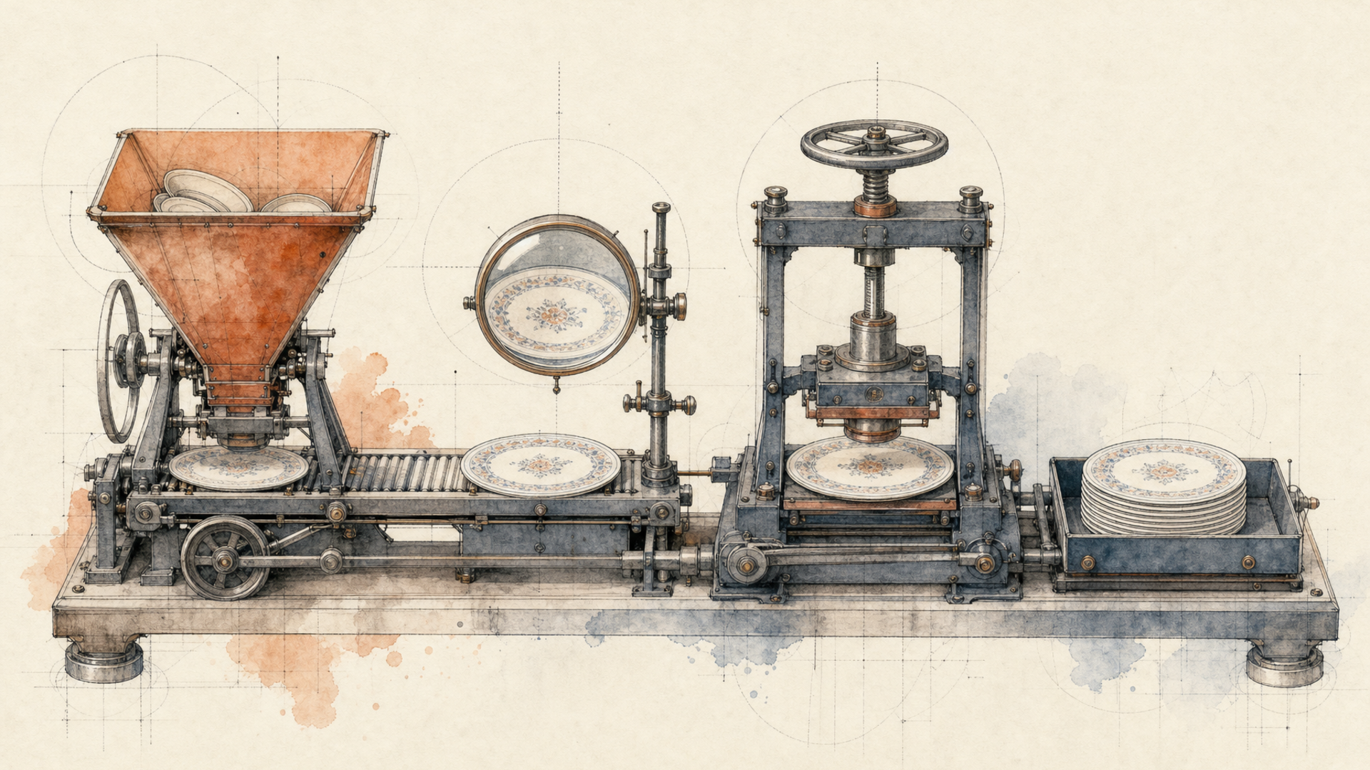 Ingest, inspect, correct, publish. The order matters.