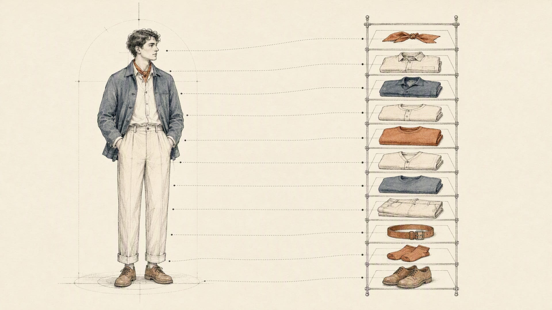 One person image, up to eleven garments, one pass.