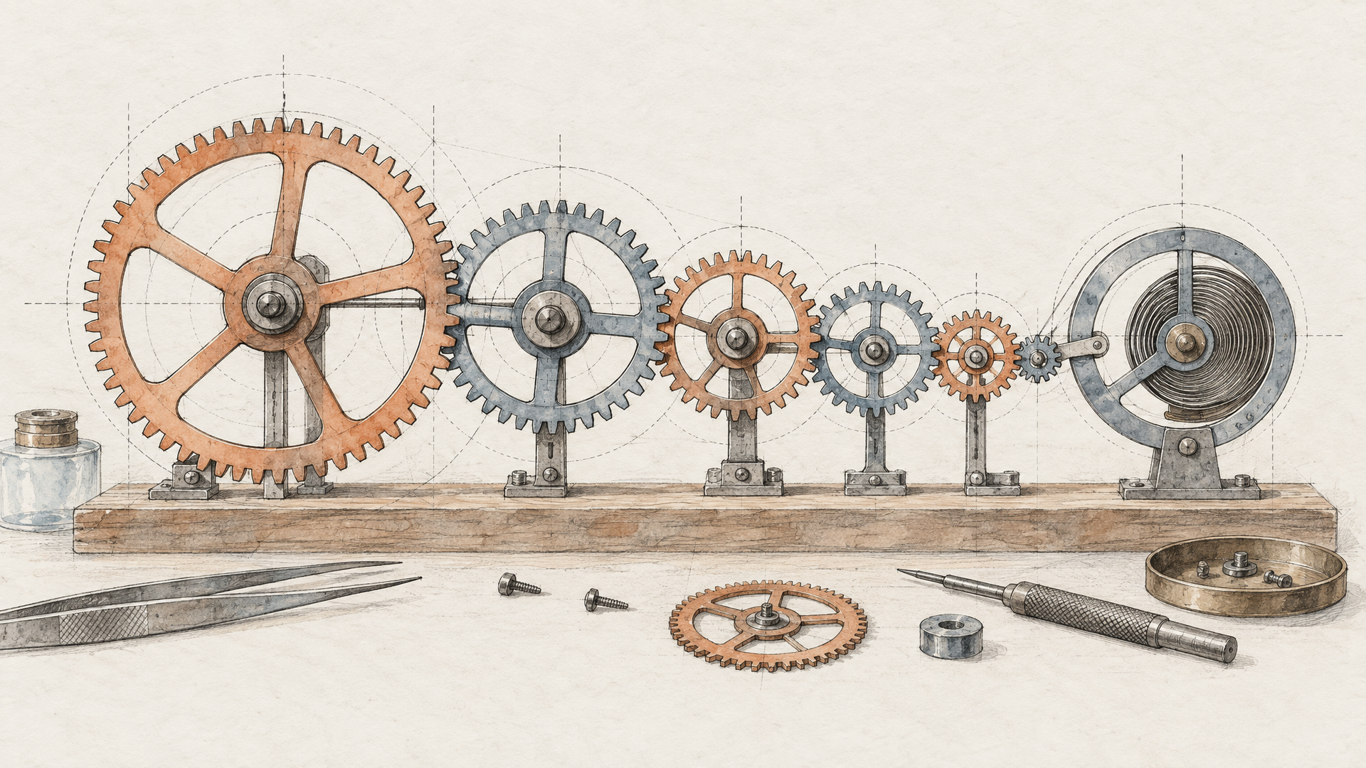 A workflow is gears that must mesh, not parts in a drawer.