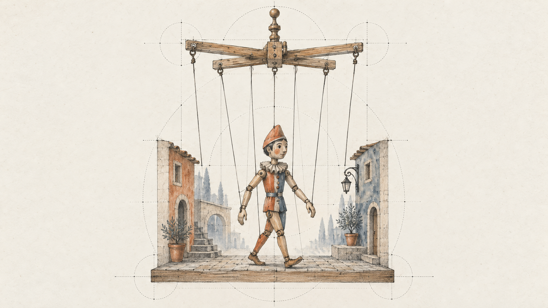Gemini pulls the strings. Genie builds the street.