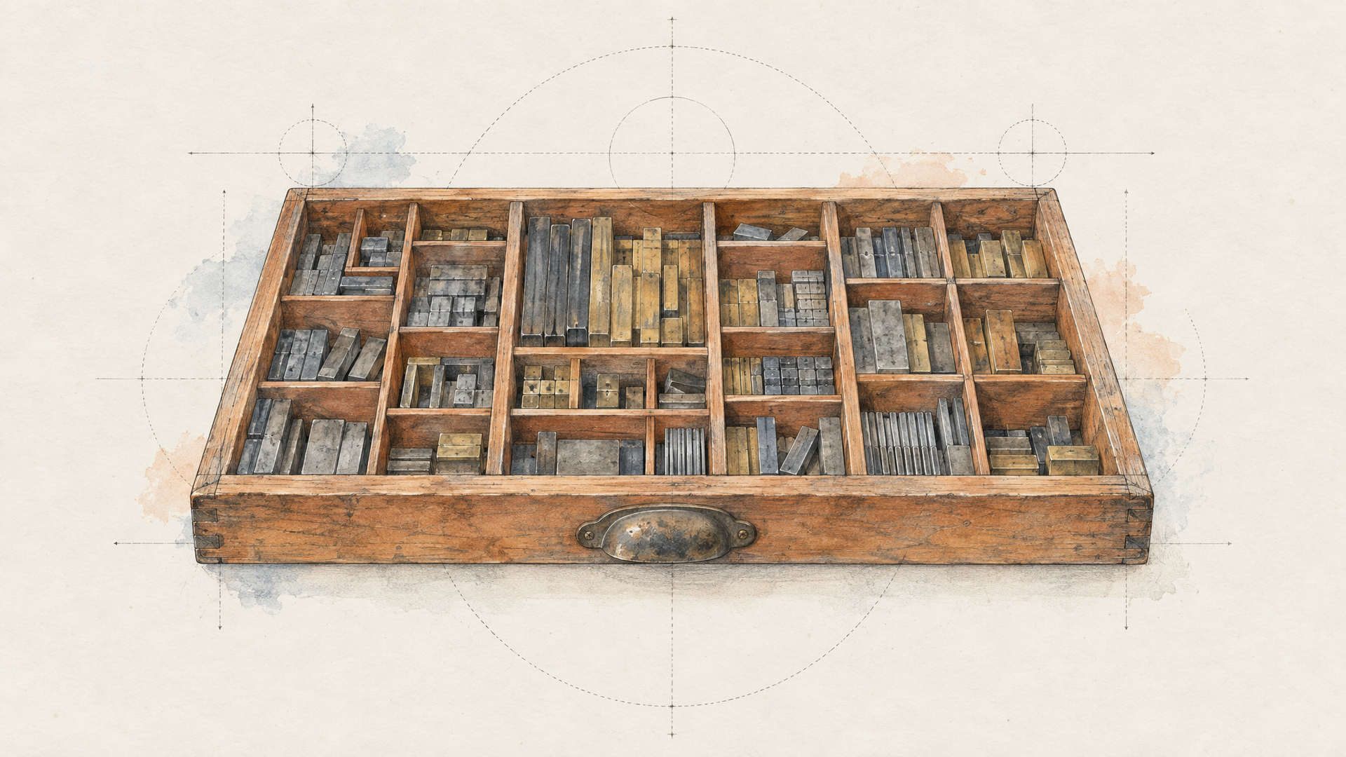 Words you want on the page deserve their own drawer.